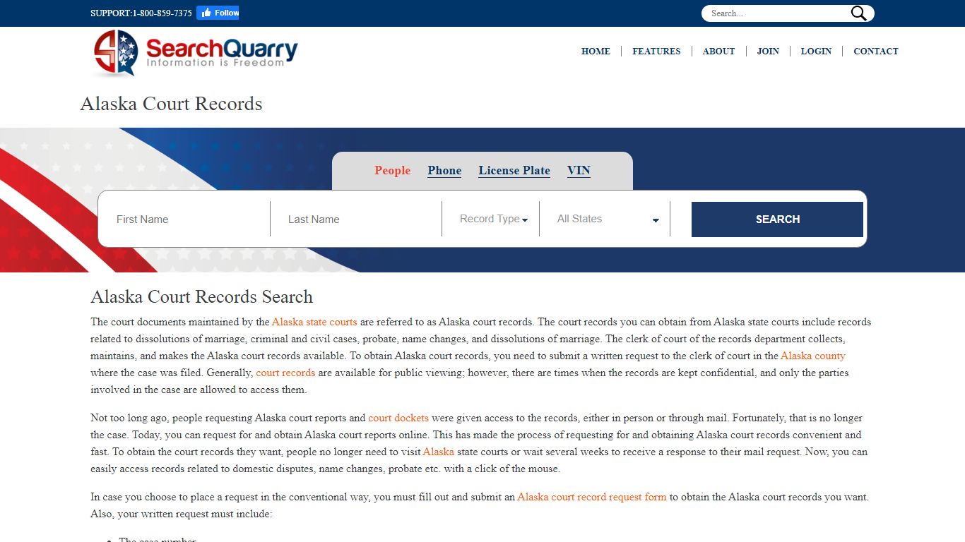 Free Alaska Court Records | Enter a Name to View Court Records Online
